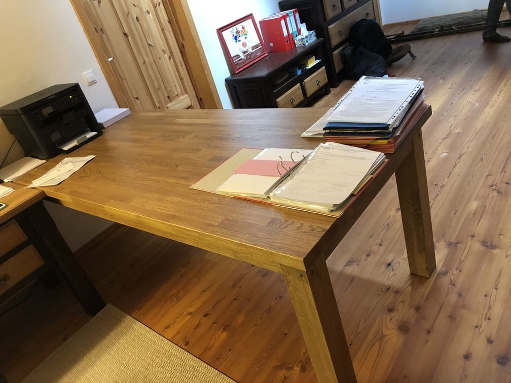 столешница на подстолье из дерева на заказ в москве