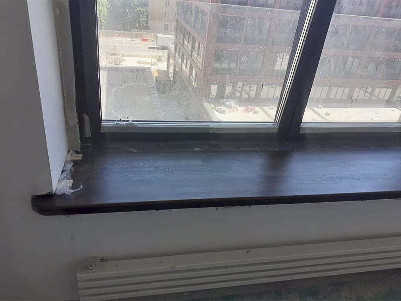 подоконник из дуба на заказ в москве